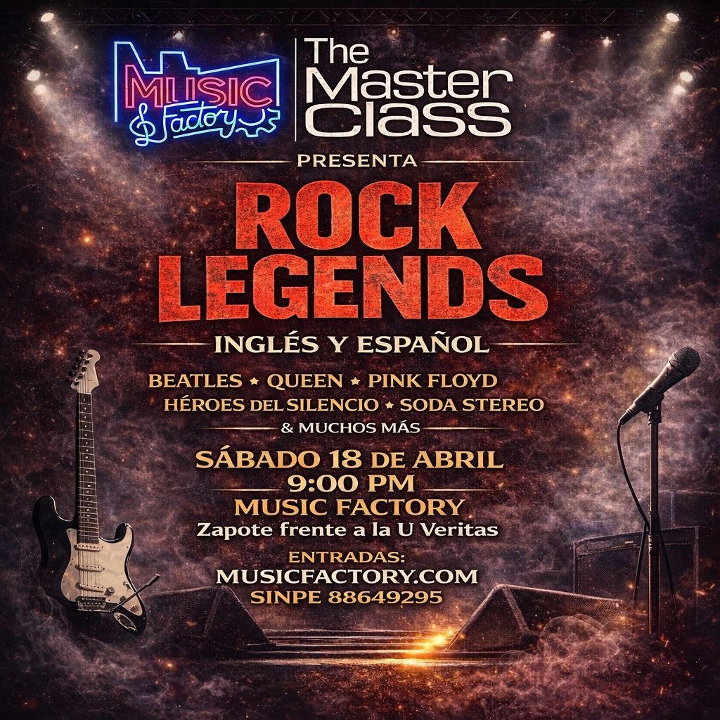 Máster Class presenta Rock Leyends