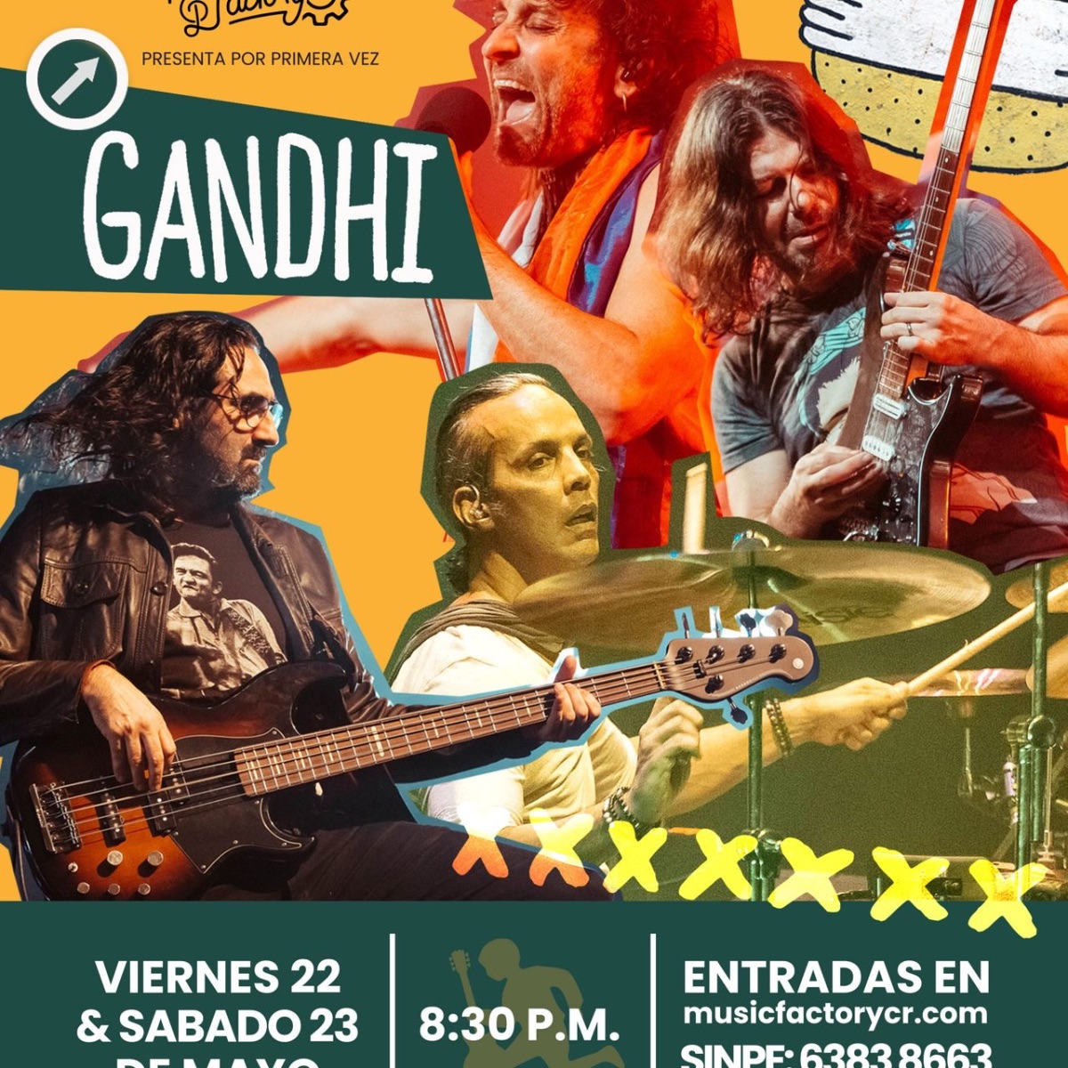 Gandhi en concierto 