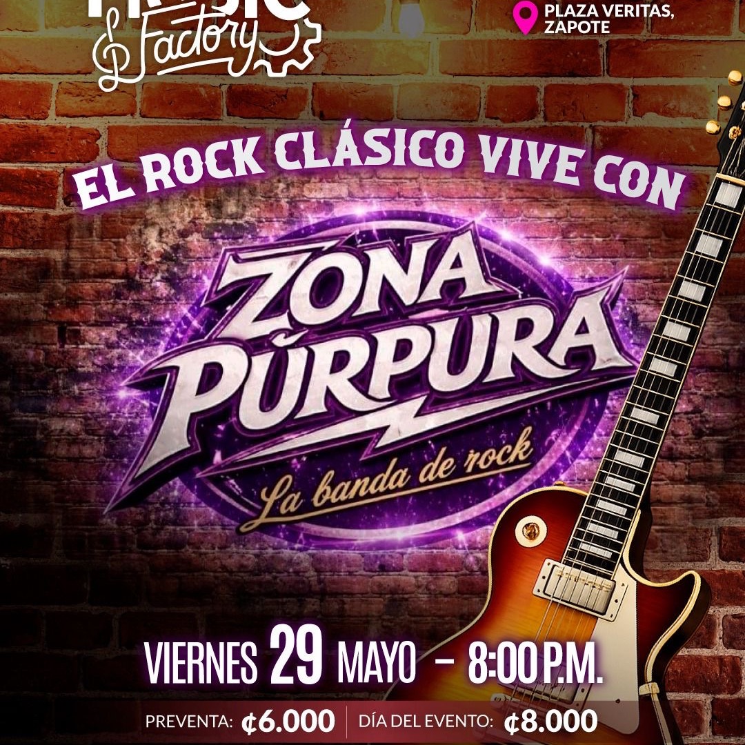 El Rock Clásico Vive con Zona Purpura La Banda Rock