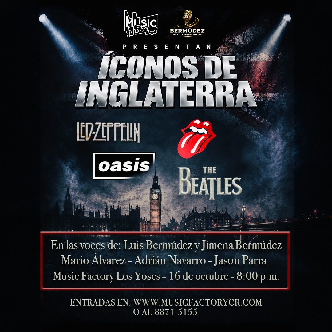  🎸 ¡CONOS DE INGLATERRA llega a Music Factory!
